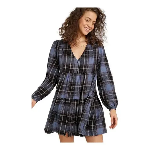 Womens Dresses Plaid Dress Urban Outfitters Urban Outfitters